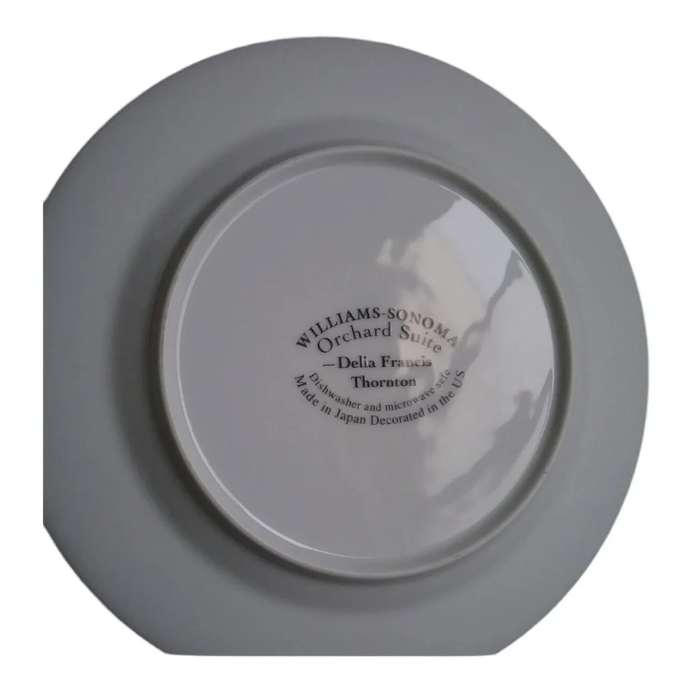 Williams - Sonoma Orchard Suite Cherry Peach Pear - Luncheon / Dessert Plates